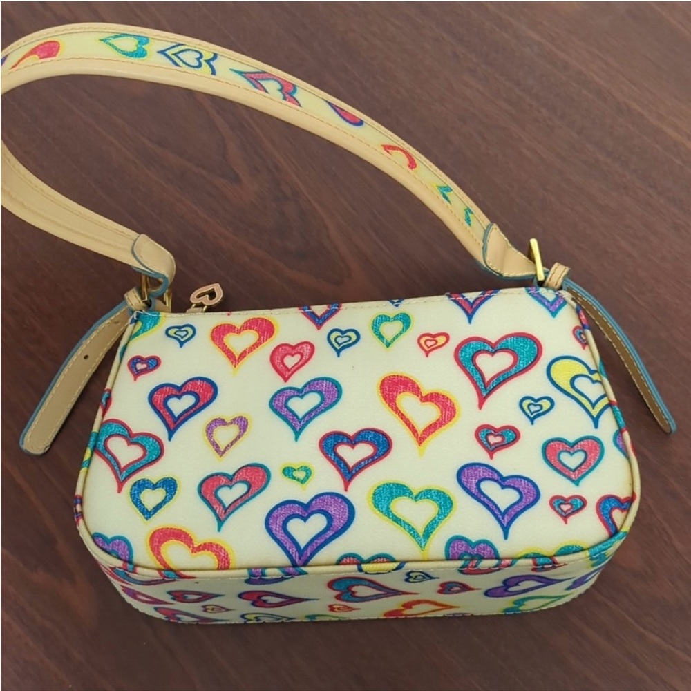 Y2K crayon colorful heart pattern bag 💕